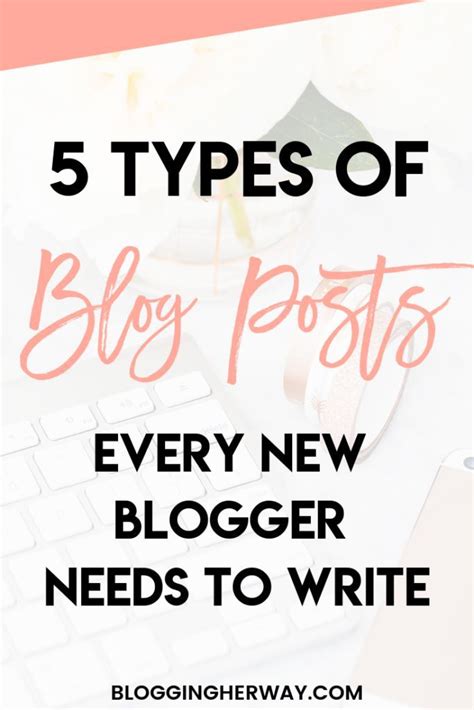 5 Types Of Blog Posts Every New Blogger Needs To Write Blog Writing