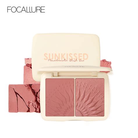 FOCALLURE Face Makeup Bronzer Palette Smooth Pigmented Without Talc