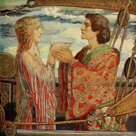 Tristan And Isolde Painting By John Duncan Pixels