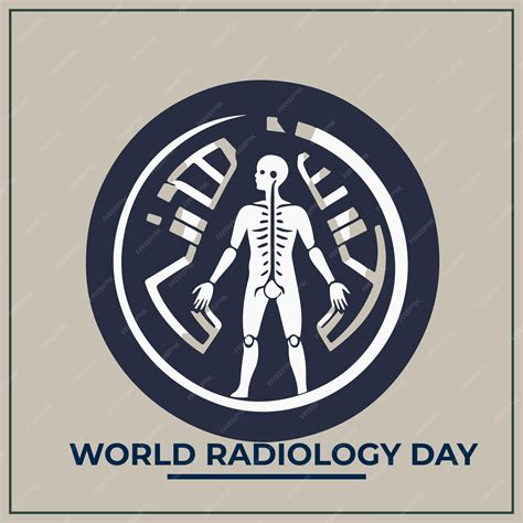 Logotipo Sencillo Para El Evento Del Día Internacional De La Radiología