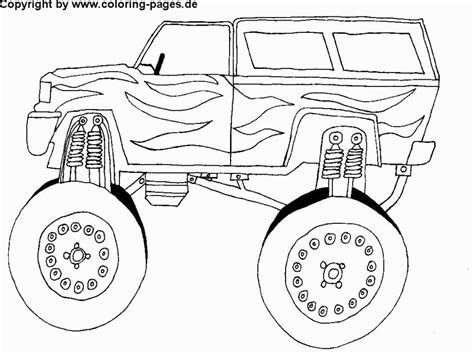 Contoh 23+ Gambar Mewarnai Monster Truck - KataUcap