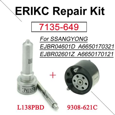 Ejbr D Fuel Injector Valve C Nozzle L Pbd Repair Kits