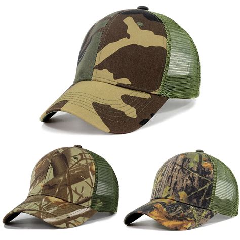 Cheers Us 3pcs Men Camouflage Baseball Cap Army Military Camo Hat