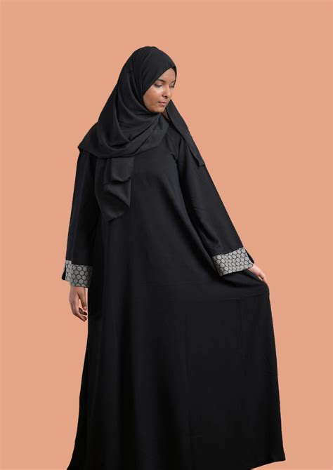 Black Elegant Abaya Baraqah