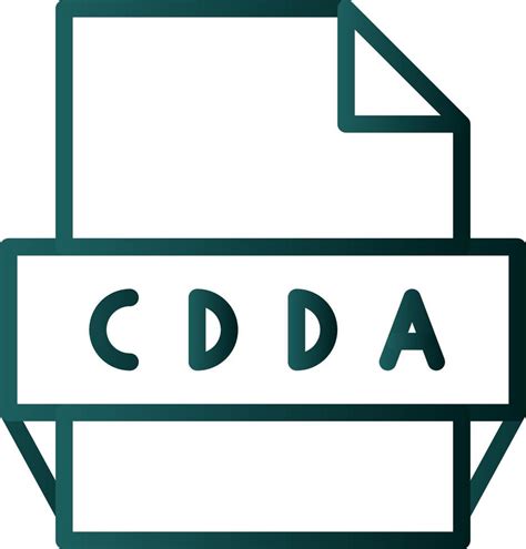 Cdda File Format Icon 15574518 Vector Art at Vecteezy