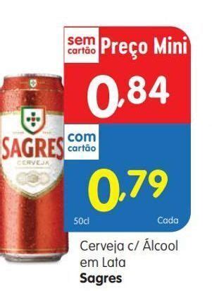 Promoção Lata de cerveja sagres em Minipreço