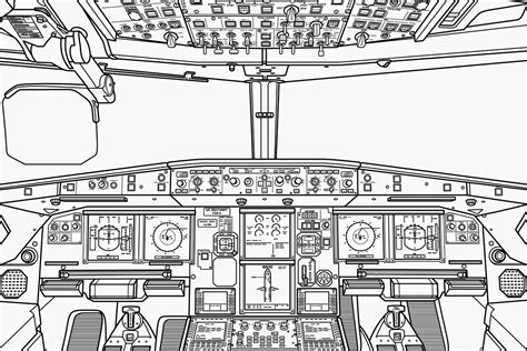 Airbus A320 cockpit :: Behance