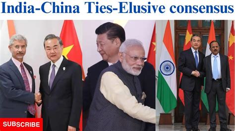 India China Ties Elusive Consensus International Relations Ssb Afsb