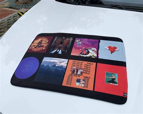 Kanye West Album Cover Collage Area Rug Mat Living Room Rug Etsy