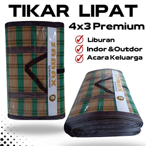 Jual TIKAR LIPAT PIKNIK MENDONG SRIKANDI JUMBO 4 X 3 METER Shopee