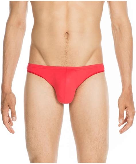 HOM Herren G String Freddy 2er Pack Rot S Amazon De