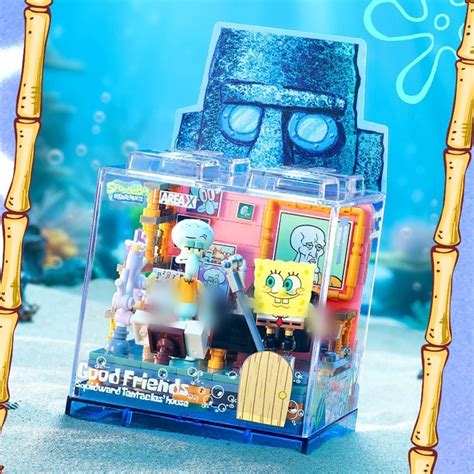 SpongeBob SquarePants Squidward's Easter Island Figure House AREA-X AB0025 Official Store | DECOOL