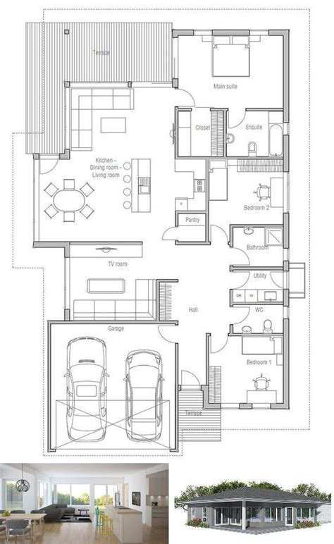 31++ Small modern house plans for narrow lots ideas in 2021