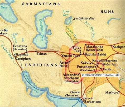 Okar Research: Kushan Empire Mint Cities