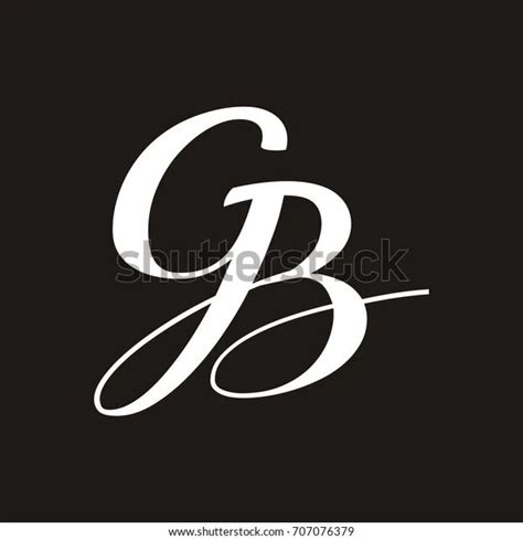 Modèle De Logo De Lettre Gb Image Vectorielle De Stock Libre De Droits 707076379