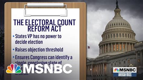 Outgoing Congress Prioritizes Electoral Count Reform Act Youtube