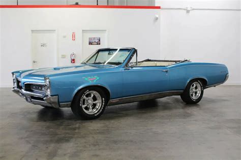 1967 Pontiac GTO 36228 Miles Tyrol Blue Convertible for sale - Pontiac GTO 1967 for sale in El ...