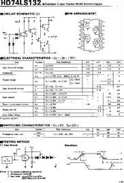 Ls Datasheet Quadruple Input Positive Nand Schmitt Triggers