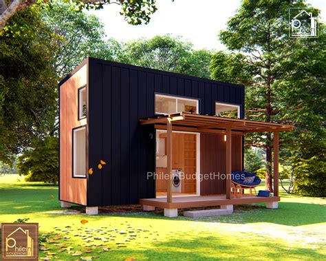 Tiny House Plan With Double Loft Porch Sqm Basic Floor Plan