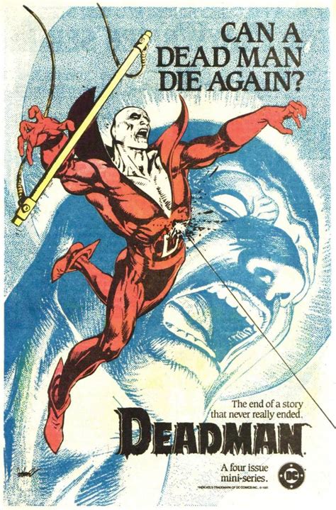 Deadman 4 Part Mini Series Dc House Ad Marvel Dc Superhéroes Cómics