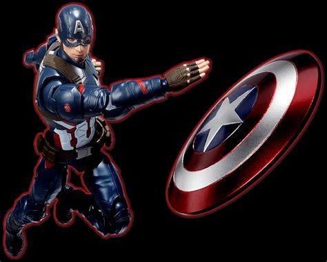 Captain America Civil War Sh Figuarts Captain America The Toyark