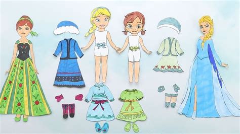 Elsa And Anna Paper Dolls Quiet Book Handmade Frozen2paperdolls Princes Paper Dolls