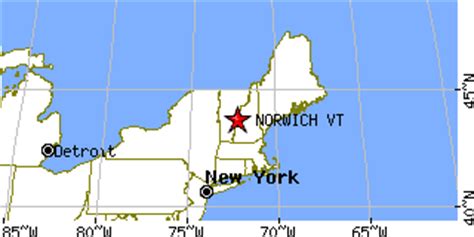 Norwich, Vermont (VT) ~ population data, races, housing & economy