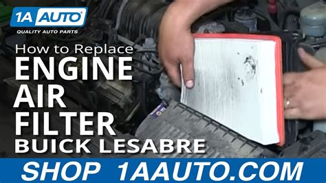 How To Install Replace Engine Air Filter 1997 99 Buick Lesabre YouTube