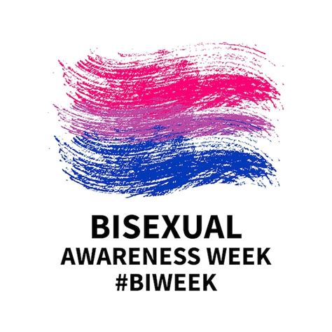 Premium Vector Bisexual Awareness Week Typography Poster Lgbt Community Event Celebrate On