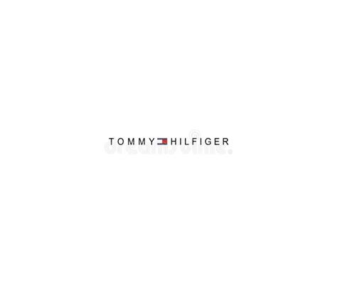 Tommy Hilfiger Logo Editorial Illustrative On White Background