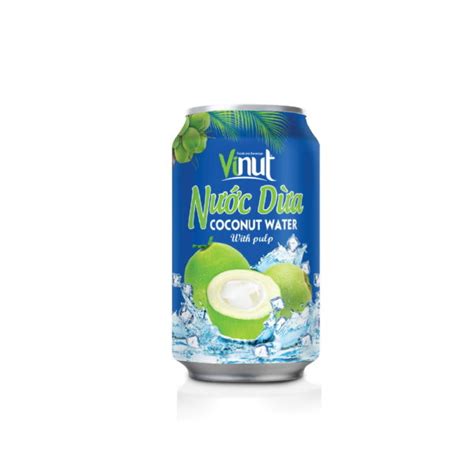 Discover The Refreshing Taste Of Vinut Coconut Water With Pulp