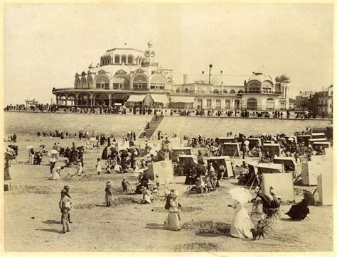 Nd Belgique Ostende La Plage Et Le Kursaal Europe Belgique