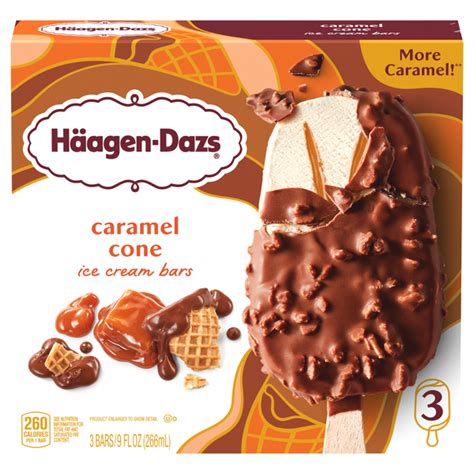 Save On Haagen Dazs Ice Cream Bars Caramel Cone 3 Ct Order Online