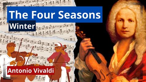 Sheet Music L Inverno Winter The Four Seasons Vivaldi Violin