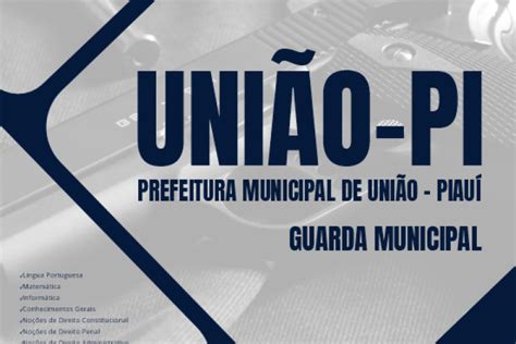 Baixar Apostila Prefeitura de União PI em PDF Guarda Municipal 2024