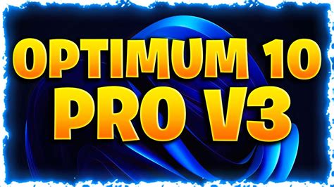 WINDOWS X LITE OPTIMUM 10 PRO V3 BY FBCONAN YouTube