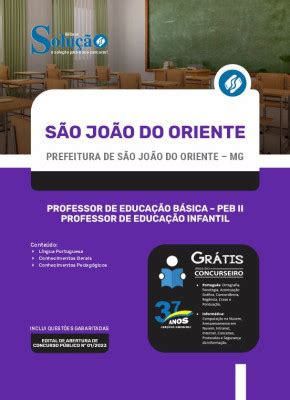 Apostila Prefeitura De S O Jo O Do Oriente Mg Professor De Educa O