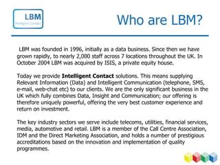 lbm overview
