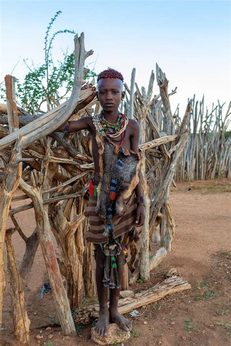 Tribu De Hamar Del Omo River Valley Etiopía Al Sudoeste Fotografía