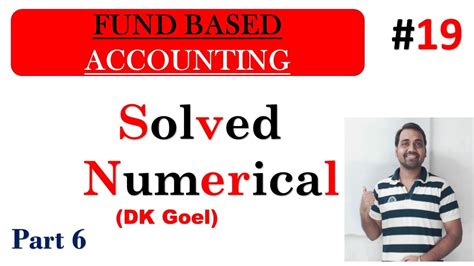 Fund Based Accounting Numerical Class Npo Solved Questions