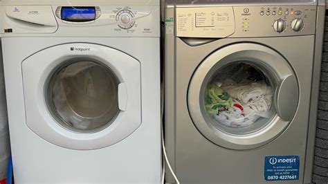 Wash Race Hotpoint Wt960 V Indesit Wil143 Cotton 60c Youtube