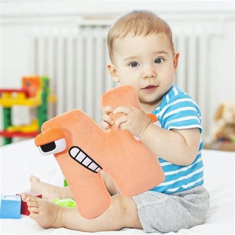 Alfabeto Lore Abc Juguete De Peluche Muñeca Para Niños Funbu Letra N