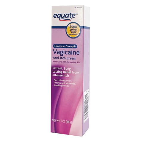 Equate Vagicaine Anti Itch Cream 1 Oz