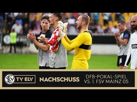 TV Elv Nachschuss DFB Pokal SV Elversberg Vs 1 FSV Mainz 05 0