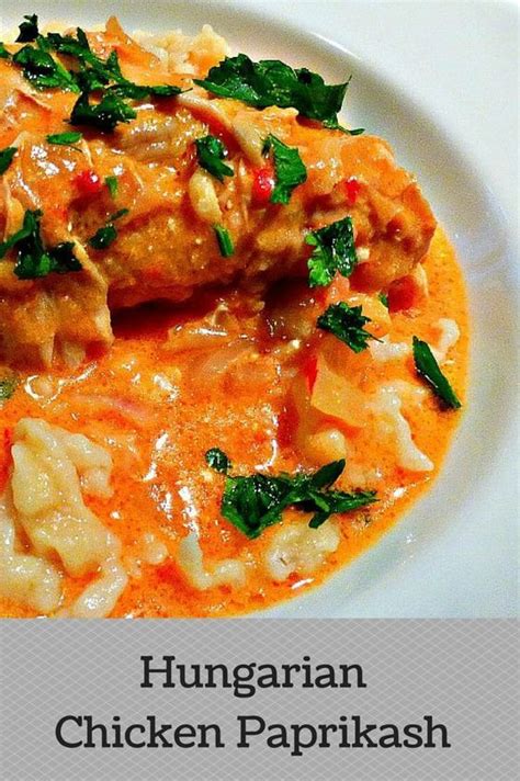 Authentic Hungarian Chicken Paprikash Recipe Chicken Paprikash Eastern European Recipes