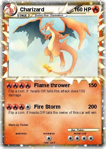 Pokémon Charizard 3990 3990 Flame Thrower My Pokemon Card