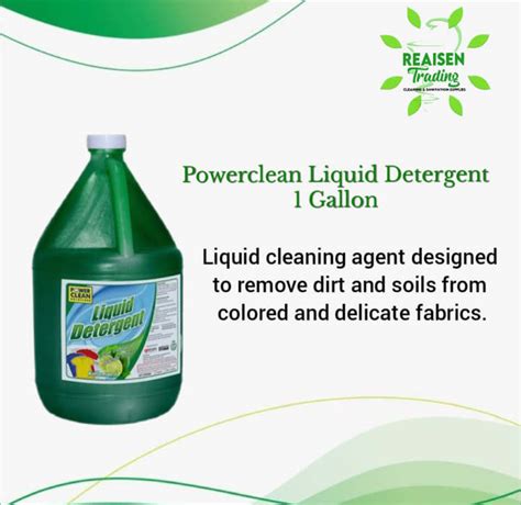 Powerclean Liquid Detergent Gallon Lazada Ph