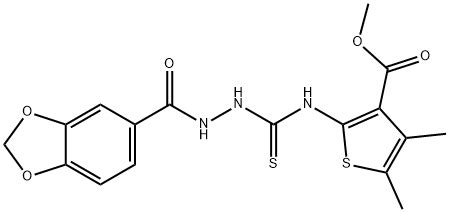 Methyl Benzo D Dioxole Carbonyl Hydrazinecarbothioamido