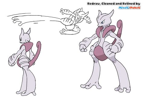 Mixeli On Twitter Pokémon X And Y Concept Art Of Mega Mewtwo X I Cleaned Up The Blurry Image