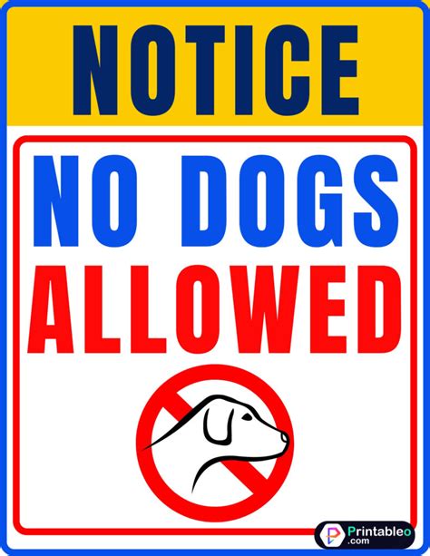 25 No Dogs Allowed Sign Download Printable Pdfs